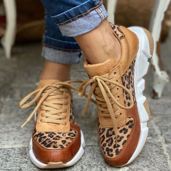 CRISSA | COMFORTABLE LEOPARD SNEAKERS