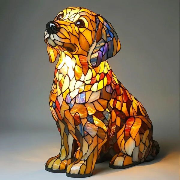 Spiritual Golden Retriever Lys Statue